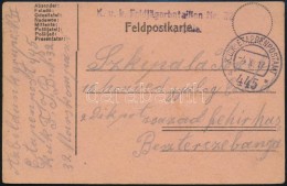 1917 Tábori Posta LevelezÅ‘lap / Field Postcard 'K.u.k. Feldjägerbataillon Nr.32.' + 'EP 445 A' - Autres & Non Classés