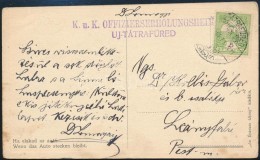 ~1917 Tábori Posta Képeslap / Field Postcard 'K.u.k. OFFIZIERSERHOLUNGSHEIM... - Otros & Sin Clasificación