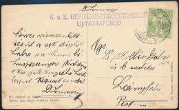 ~1917 Tábori Posta Képeslap / Field Postcard 'K.u.k. OFFIZIERSERHOLUNGSHEIM... - Other & Unclassified