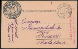 1916 Tábori Posta LevelezÅ‘lap / Field Postcard Negatív/negative 'FP 140' - Otros & Sin Clasificación