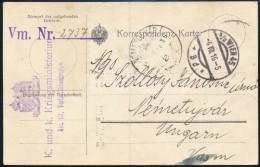 1916 Tábori Posta LevelezÅ‘lap / Field Postcard 'K. Und K. Kriegsministerium Abt.10. Verlustlistengruppe'... - Autres & Non Classés