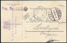 1916 Tábori Posta LevelezÅ‘lap / Field Postcard 'K. Und K. Kriegsministerium Abt.10. Verlustlistengruppe'... - Other & Unclassified