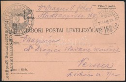 1915 Tábori Posta LevelezÅ‘lap / Field Postcard Negatív/negative 'HADTÁP POSTAHIVATAL 168' - Autres & Non Classés