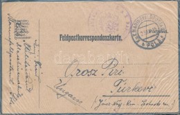 1915 Tábori Posta LevelezÅ‘lap / Field Postcard 'K.u.k. MASCHINENSCHULEKOMMANDO' + 'MFP POLA D' - Other & Unclassified