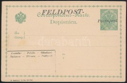 1914 2 Db 5h Feldpost LevelezÅ‘lap Portofrei Felülnyomással, Egyik Futott A Másik... - Otros & Sin Clasificación