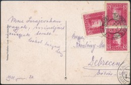 1918 Képeslap 3 X 10h Bérmentesítéssel / Postcard With 3 X 10h Franking 'MILITPOST... - Autres & Non Classés