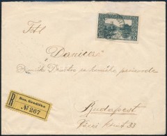 1907 Ajánlott Levél 35h Bérmentesítéssel / Registered Cover With 35h Franking - Autres & Non Classés