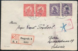 1916 Ajánlott Levél Zágrábból Hadisegély III.... - Other & Unclassified