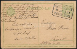 1915 Díjjegyes LevelezÅ‘lap GERGELYI BEREG VM. Postaügynökségi Bélyegzéssel /... - Autres & Non Classés