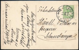 1914 Képeslap TISZOLC-FELED 104 Sz. Vasúti Mozgóposta Bélyegzéssel / Postcard... - Otros & Sin Clasificación