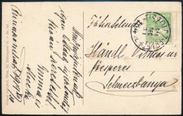 1914 Képeslap TISZOLC-FELED 104 Sz. Vasúti Mozgóposta Bélyegzéssel / Postcard... - Other & Unclassified