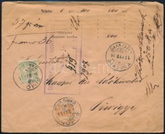 1907 Pénzeslevél 3 SzínÅ± Turul Bérmentesítéssel / Insured Cover 'SIMONY'... - Otros & Sin Clasificación