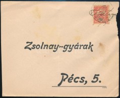 1904 Levél A Pécsi Zsolnay Gyárba Kézi érvénytelenítéssel /... - Autres & Non Classés