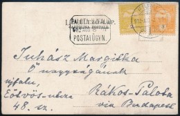 1902 Képeslap FiumébÅ‘l PALOTAÚJFALU Postaügynökségi... - Otros & Sin Clasificación