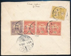 1901 Ajánlott Levél 5 Bélyeggel Bérmentesítve / Registered Cover With 5 Stamps... - Autres & Non Classés