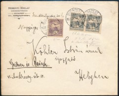 1900 Helyi Levél 6f Bérmentesítéssel / Local Cover With 6f Franking - Autres & Non Classés