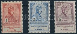 * 1913 Arvíz 1K, 2K, 5K (26.000) / Mi 142-144 - Other & Unclassified