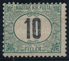 * 1905 Zöldportó 10f A Fogazással / Postage Due Mi13 A (42.000) - Otros & Sin Clasificación