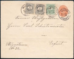 1899 5kr Díjjegyes Boríték / PS-cover 2 X 1kr + 3kr... - Autres & Non Classés