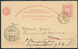 1896 Díjjegyes LevelezÅ‘lap / PS-card 'MARKÓFALVA' - Wiborg, Után Küldve... - Other & Unclassified
