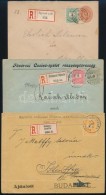 1891-1899 3 Db Helyi Ajánlott Levél Klf Bérmentesítésekkel, Közte Egy... - Otros & Sin Clasificación