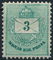 ** 1881 3kr II B KettÅ‘s Nyomat / Double Print - Autres & Non Classés