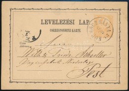 1873 2kr Díjjegyes LevelezÅ‘lap / PS-card 'KÖRMÖCZBÁNYA' - Pest - Otros & Sin Clasificación