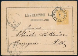 1872 2kr Díjjegyes LevelezÅ‘lap / PS-card 'BALASSA GYARMATH' - Pest - Autres & Non Classés