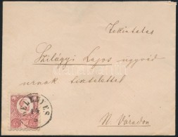 1872 Réznyomat 5kr Levélen / Mi 10 On Cover 'BELÉNYYES' - Nagyvárad - Autres & Non Classés