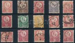 O 1871 Réznyomat 15 Db Bélyeg / 15 Stamps Ex Mi 8-13 - Autres & Non Classés