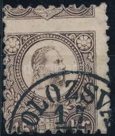 O 1871 Réznyomat 15kr Képbe Fogazva / Mi 12 With Strongly  Shifted Perforation - Autres & Non Classés