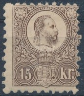 * 1871 Réznyomat 15kr Eredeti Gumival (*110.000) / Mi 12 With Original Gum - Other & Unclassified