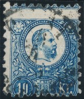 O 1871 Réznyomat 10kr Képbe Fogazva / Mi 11 With Strongly  Shifted Perforation - Otros & Sin Clasificación