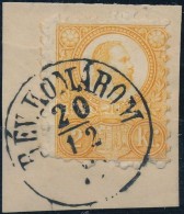 1871 2kr Kivágáson / On Cutting 'RÉV.KOMÁROM' - Other & Unclassified