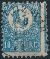 O 1871 KÅ‘nyomat 10kr Képbe Fogazva / Mi 4 With Shifted Perforation '(K)OLOZSVÁR' - Autres & Non Classés
