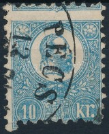 O 1871 KÅ‘nyomat 10kr Képbe Fogazva / Mi 4 With Shifted Perforation 'PÉCS' - Other & Unclassified