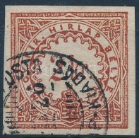 O 1868 2kr Barnásvörös Hírlapilletékbélyeg / 2kr Newspaper Duty Stamp... - Autres & Non Classés