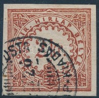 O 1868 2kr Barnásvörös Hírlapilletékbélyeg / 2kr Newspaper Duty Stamp... - Other & Unclassified