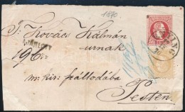 1870 Ajánlott Díjjegyes Boríték 15kr + Hátoldalon 10kr... - Otros & Sin Clasificación