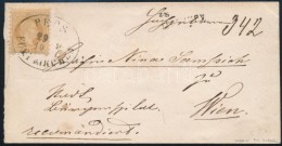 1869 15kr Ajánlott Levélen / On Registered Cover 'PÉCS FÜNFKIRCHEN' - 'WIEN' - Autres & Non Classés