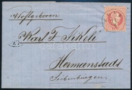 1869 5 Kr Levélen / On Cover 'ELEK' - KÉTEGYHÁZA' - 'NAGY-SZEBEN' - Autres & Non Classés