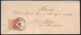 1869 5kr Levélen / On Cover 'BALASSA GYARMATH' - Pest - Other & Unclassified