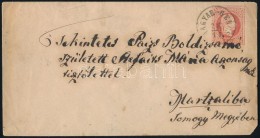 1868 5kr Díjjegyes Boríték / 5kr PS-cover '(M)AGYAR-GENCS' - 'NAGY-KANIZSA PÁLYA-UDVAR'... - Otros & Sin Clasificación