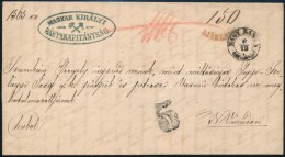 1867 A Nagybányai Bányakapitányság Ajánlott Tértivevényes... - Autres & Non Classés