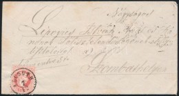 1867 5kr Levélen / On Cover 'ALCSUTH' - Szombathely - Other & Unclassified