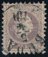 O 1867 25kr Barnásibolya (60.000) / Brownviolet 'BUDA' - Autres & Non Classés