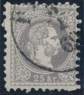 O 1867 25kr Szürkésibolya (55.000) / Mi 40 'P(EST)' - Autres & Non Classés