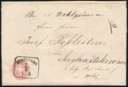 1866 5kr Levélen / On Cover 'OEDENBURG' - Sieghartskirchen (luxus Bélyegzés) - Autres & Non Classés