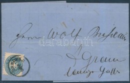 1865 10kr Levélen Tartalommal / On Cover With Full Content 'DARUVÁR' - 'PESTH' - 'AGRAM' - Other & Unclassified