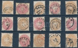 O 1864 15 Db Vízjeles Bélyeg / 15 Stamps With Watermark - Autres & Non Classés